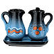 Ceramic amphora cruet set s2