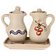 Ceramic amphora cruet set s1