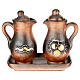 Ceramic amphora cruet set s4