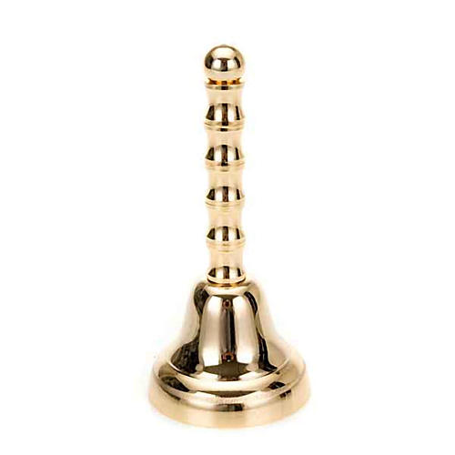 Campanilla con mango de madera grande 1