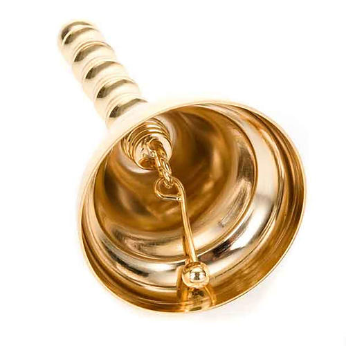 Campanilla con mango de madera grande 3