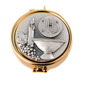 Relicarios eucarísticos: Caja de formas uva y cirio