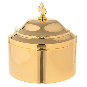 Hosts box golden brass