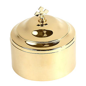 Teche Eucaristiche: Portaostie ottone dorato Teche Eucaristiche: Portaostie ottone dorato