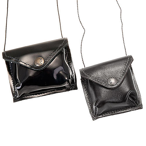 Étui Coffret eucharistique, cuir noir 1