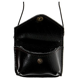 Black leather Pyx holder