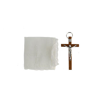 Pokrowiec z prawdziwej skóry i z cyborium komunia s6