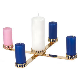 Complete advent candelabra