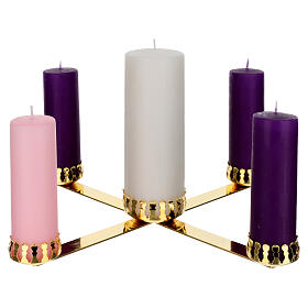 Complete advent candelabra