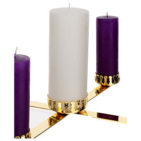 Complete advent candelabra