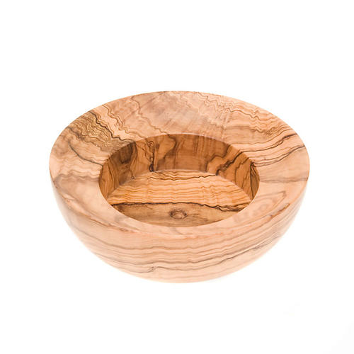 Olive wood Holy Blessed candle-holder 3
