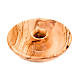 Olive wood candlestick s2