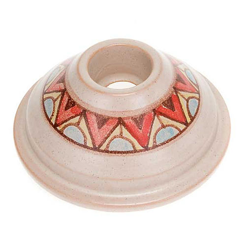 Portavelas redondo mini cerámica 1