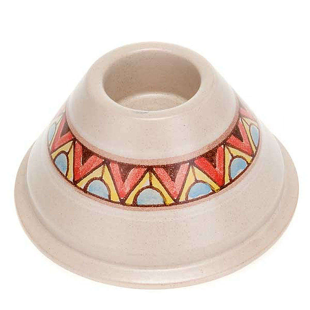 Portavelas redondo cerámica venta online en HOLYART