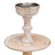 Natural wood standing candle-holder s2