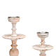 Natural wood standing candle-holder s4