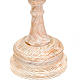 Natural wood standing candle-holder s5