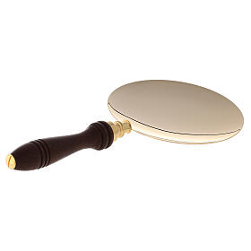 Paten with wood handle