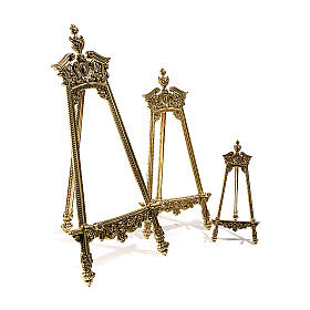 Cofanetti e cavalletti icone e quadri: Portaquadro in ottone lavorato