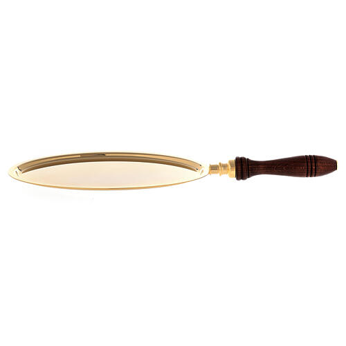 Communion Plate with wooden handle 5