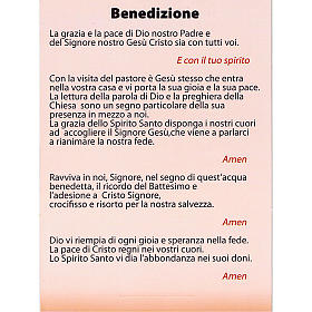 Cartão Benção com Vela tipo Tealight ITALIANO s3
