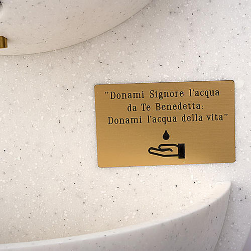 Acquasantiera elettronica in Hanex bianco ghiaccio 2