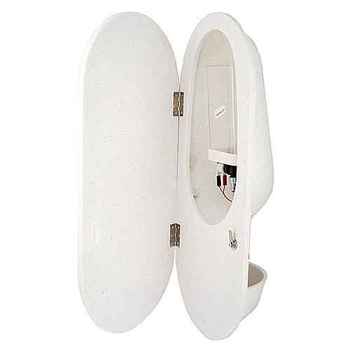 Acquasantiera elettronica in Hanex bianco ghiaccio 4