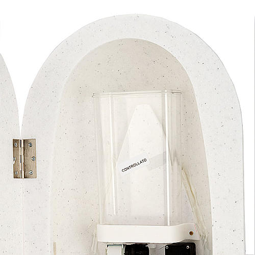 Acquasantiera elettronica in Hanex bianco ghiaccio 5
