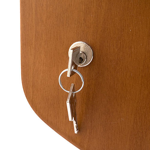 Bénitier en bois avec bassin 5