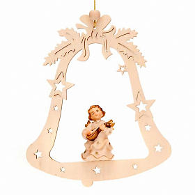 Musician Angel with Bell Christmas Tree Decoration