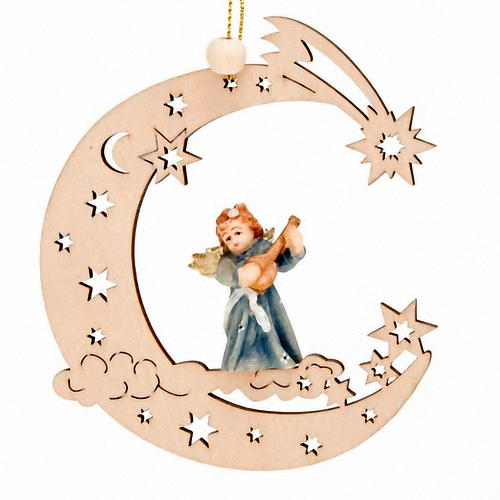 Angel with Moon and Stars Holiday Decoration 4