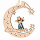 Angel with Moon and Stars Holiday Decoration s4