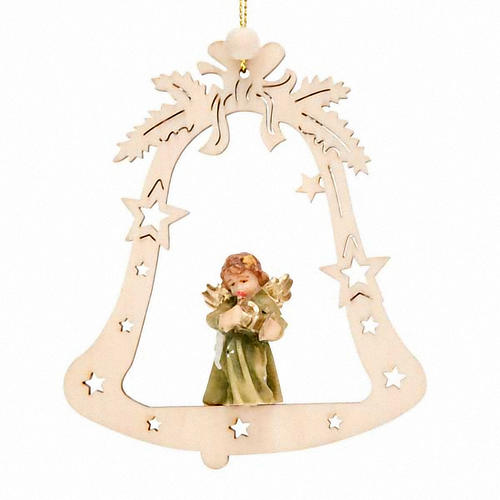 Christmas decor angel on a bell 1