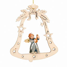 Décoration Noël ange sur cloche s4