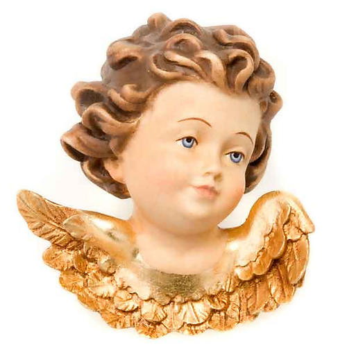 Wood Angel Head- Facing Right 1