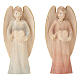 Wooden Angel Statue with Heart s1