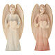 Wooden Angel Statue with Heart s2
