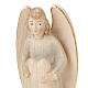 Wooden Angel Statue with Heart s6