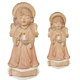 Anjo da Guarda: Anjo com vela túnica cor-de-rosa Anjo da Guarda: Anjo com vela túnica cor-de-rosa