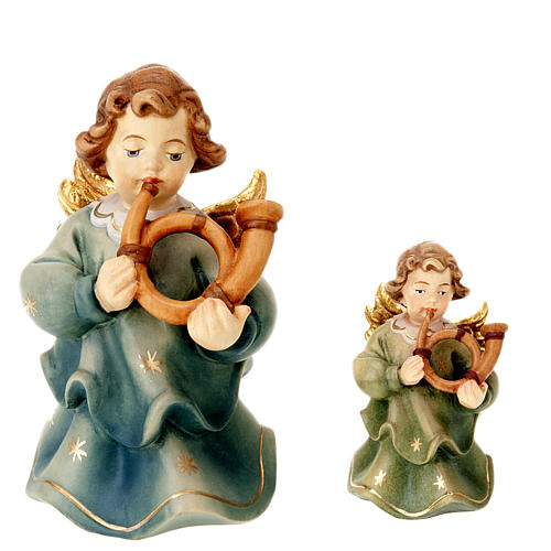 Oil painted Statue of Angel with Horn 2
