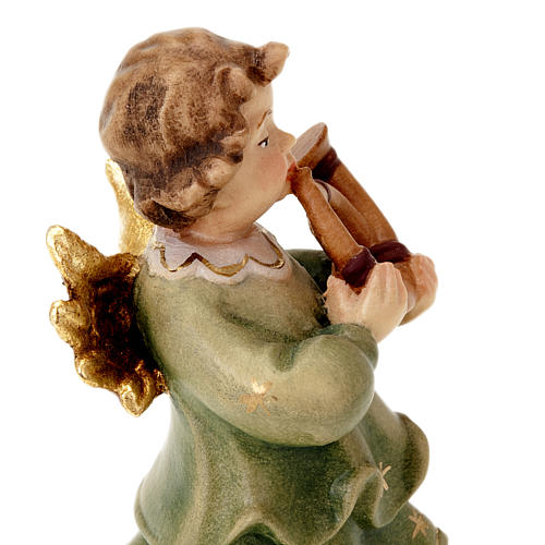 Oil painted Statue of Angel with Horn 3