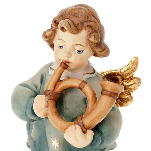 Oil painted Statue of Angel with Horn 6