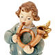 Oil painted Statue of Angel with Horn s6