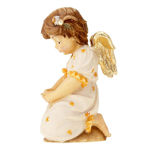 Kneeling Angel Wooden Statue 3