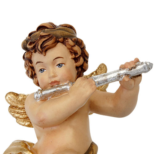 Angel with flute statue 4