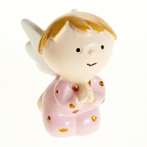 Angel in pink resin 1