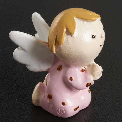 Angel in pink resin 3