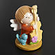Angels in resin with animals and instruments, 4 pieces s2