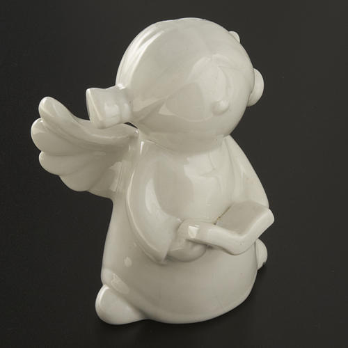 Anges céramique blanche 4 pcs 11 cm 3