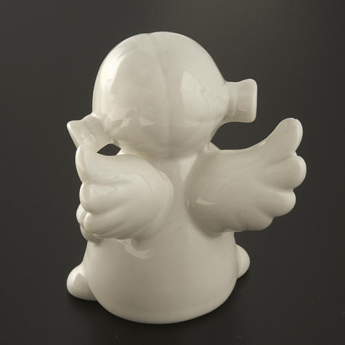 Anges céramique blanche 4 pcs 11 cm 7